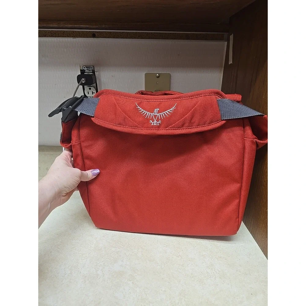 Osprey Backwoods Messenger Bag Orange Crossbody Shoulder Laptop Travel Case
